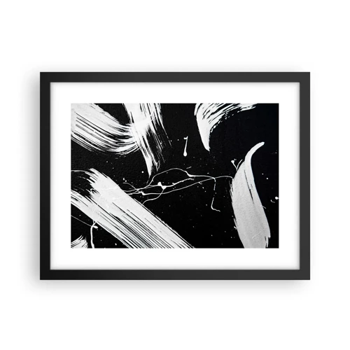 Poster in black frame - Breaking the Darkness - 40x30 cm