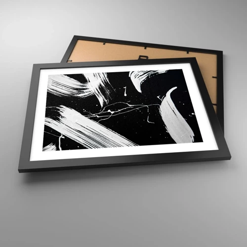 Poster in black frame - Breaking the Darkness - 40x30 cm