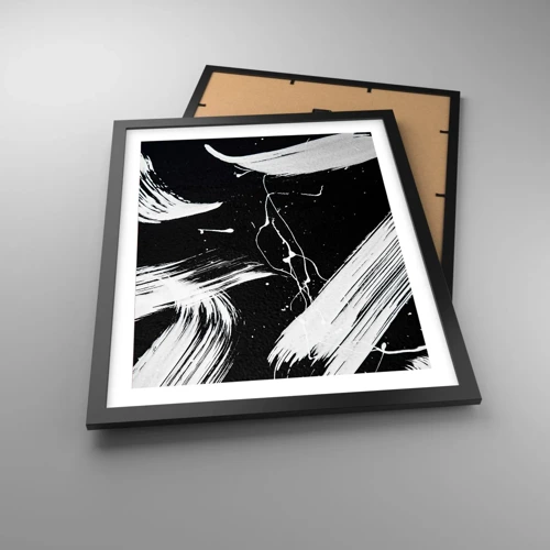 Poster in black frame - Breaking the Darkness - 40x50 cm