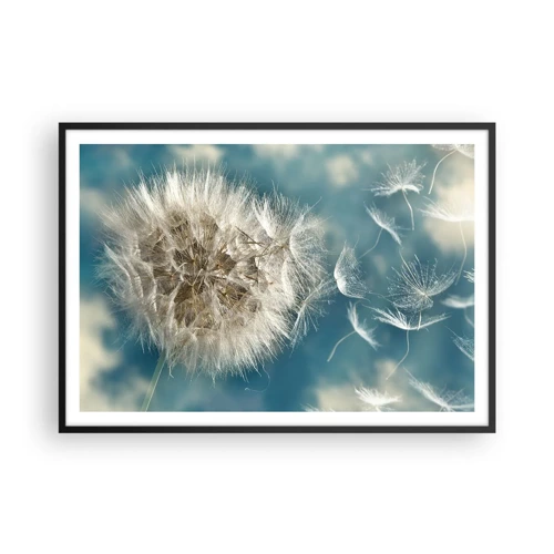 Poster in black frame - Breath of an Angel - 100x70 cm