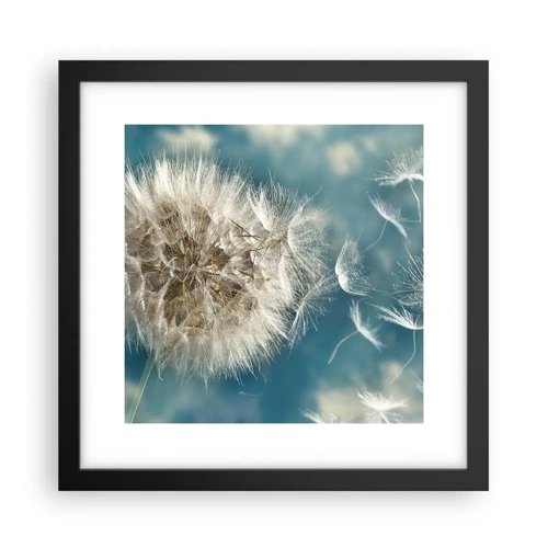 Poster in black frame - Breath of an Angel - 30x30 cm