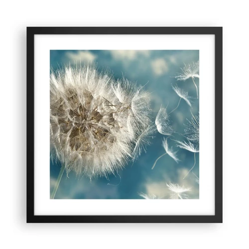 Poster in black frame - Breath of an Angel - 40x40 cm