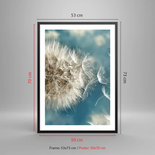 Poster in black frame - Breath of an Angel - 50x70 cm