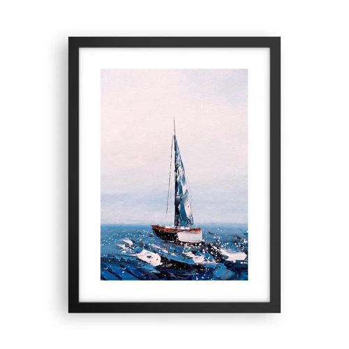 Poster in black frame - Brotherhood of Wind - 30x40 cm