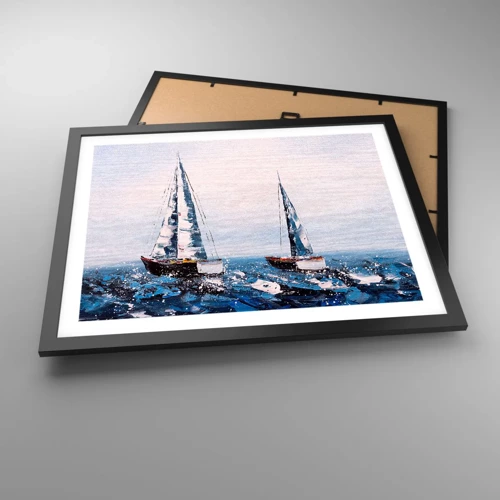 Poster in black frame - Brotherhood of Wind - 50x40 cm