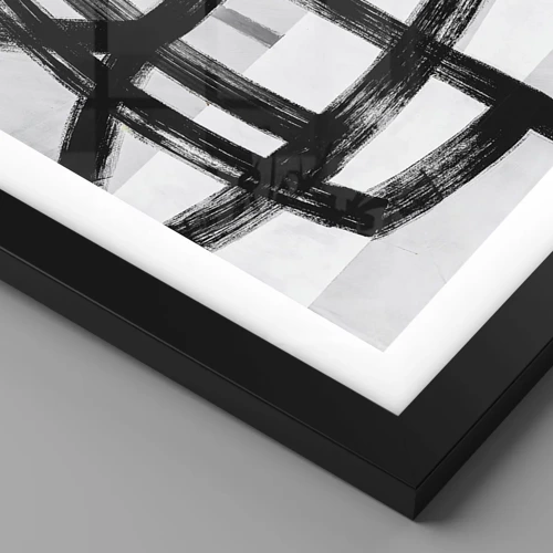 Poster in black frame - Building Depth - 61x91 cm