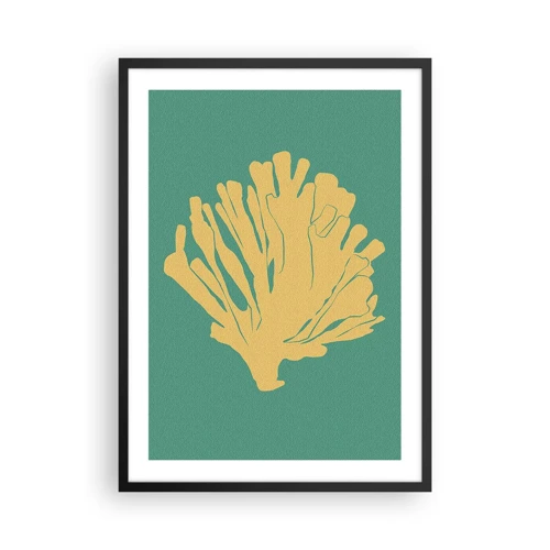 Poster in black frame - Bush of Underwater Forest - 50x70 cm