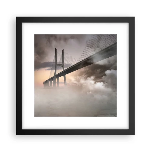 Poster in black frame - By the River that Doesn't Exist - 30x30 cm
