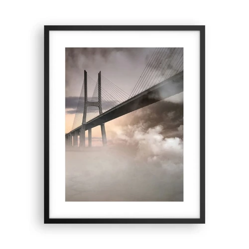 Poster in black frame - By the River that Doesn't Exist - 40x50 cm