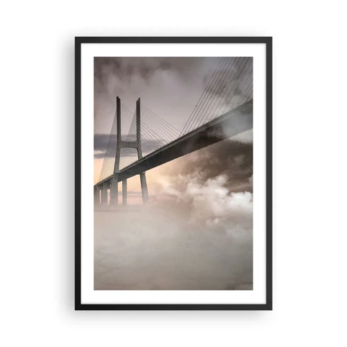 Poster in black frame - By the River that Doesn't Exist - 50x70 cm