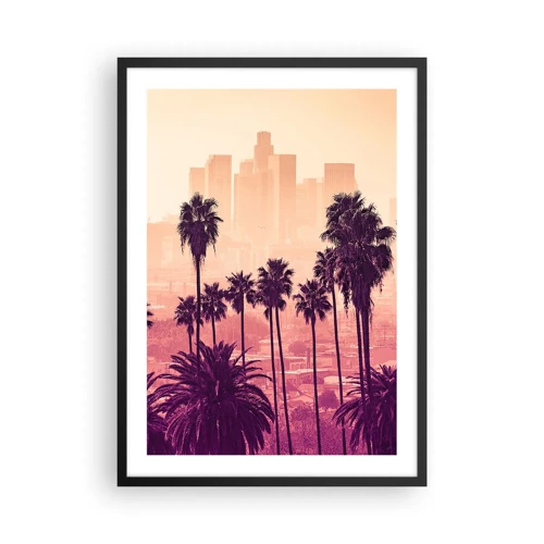 Poster in black frame - Californian Landscape - 50x70 cm
