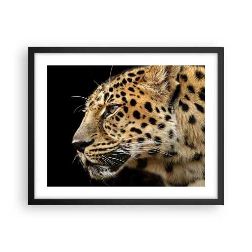 Poster in black frame - Calm, Focused, Ready - 50x40 cm