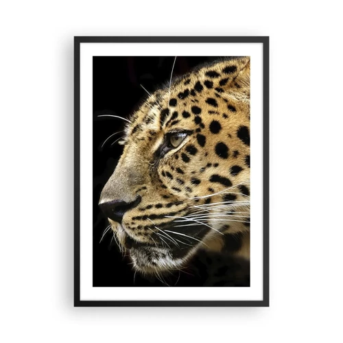 Poster in black frame - Calm, Focused, Ready - 50x70 cm