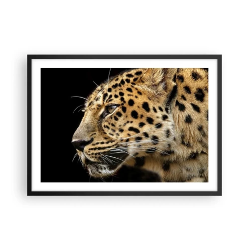 Poster in black frame - Calm, Focused, Ready - 70x50 cm