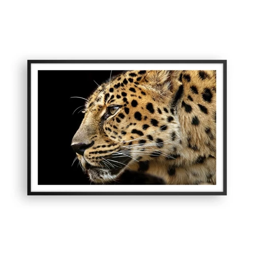 Poster in black frame - Calm, Focused, Ready - 91x61 cm