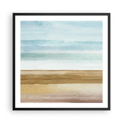 Poster in black frame - Calming - 60x60 cm