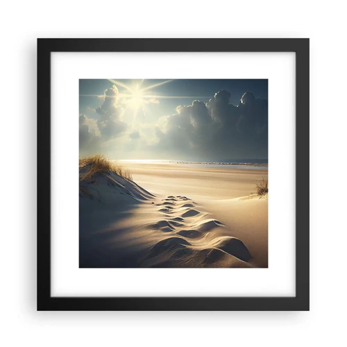 Poster in black frame - Calming Landscape - 30x30 cm