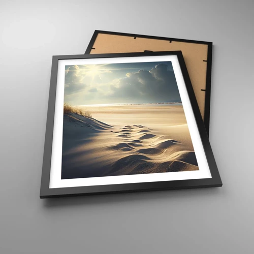 Poster in black frame - Calming Landscape - 40x50 cm