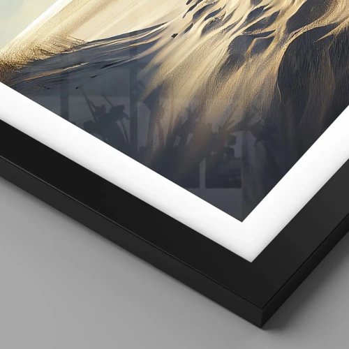 Poster in black frame - Calming Landscape - 40x50 cm