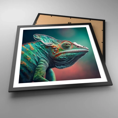 Poster in black frame - Can You See Me? That's Too Bad... - 50x50 cm