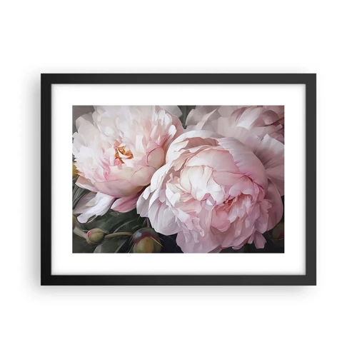 Poster in black frame - Captured in Full Bloom - 40x30 cm