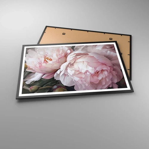 Poster in black frame - Captured in Full Bloom - 91x61 cm