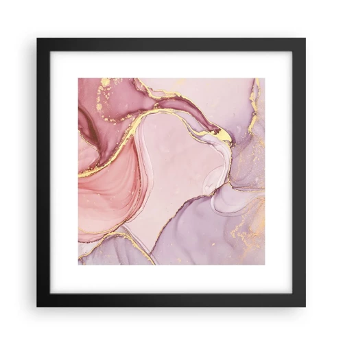 Poster in black frame - Caress of Colours - 30x30 cm