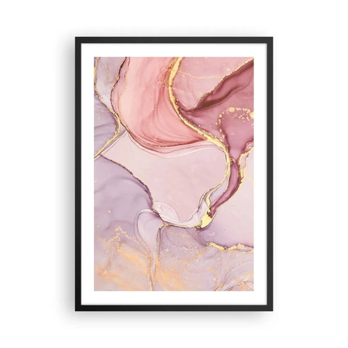 Poster in black frame - Caress of Colours - 50x70 cm