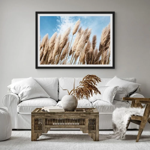 Poster in black frame - Caress of Sun and Wind - 40x30 cm