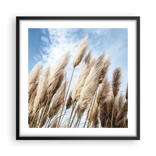 Poster in black frame - Caress of Sun and Wind - 50x50 cm