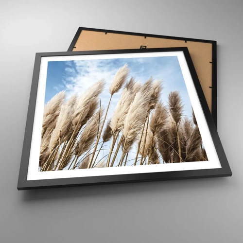 Poster in black frame - Caress of Sun and Wind - 50x50 cm