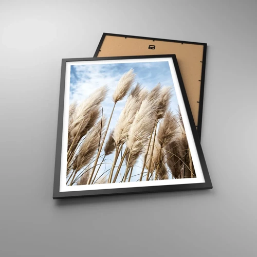 Poster in black frame - Caress of Sun and Wind - 50x70 cm