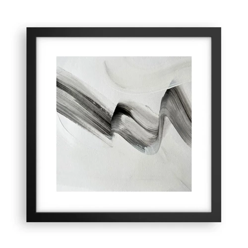 Poster in black frame - Casually for Fun - 30x30 cm