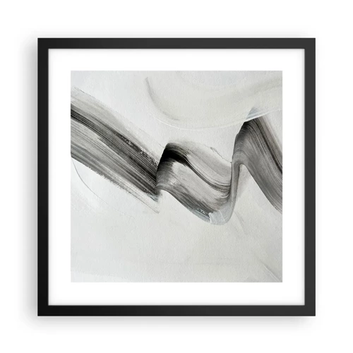 Poster in black frame - Casually for Fun - 40x40 cm