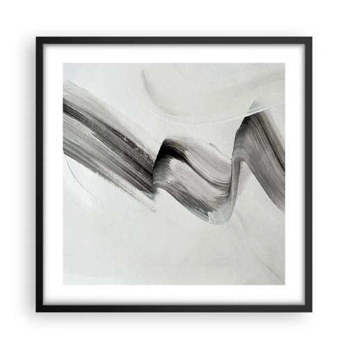 Poster in black frame - Casually for Fun - 50x50 cm