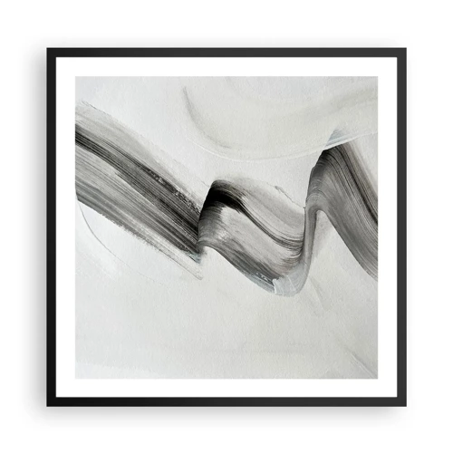 Poster in black frame - Casually for Fun - 60x60 cm