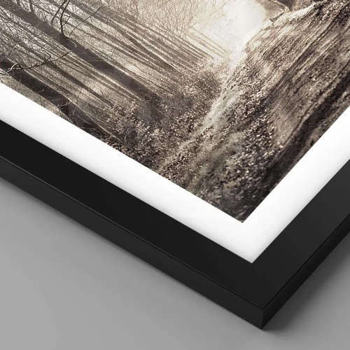 Poster in black frame - Cathedral of the Forest - 61x91 cm