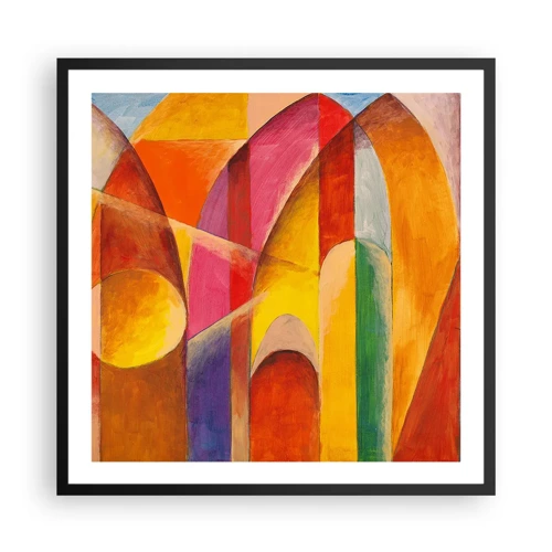 Poster in black frame - Cathedral of the Sun - 60x60 cm