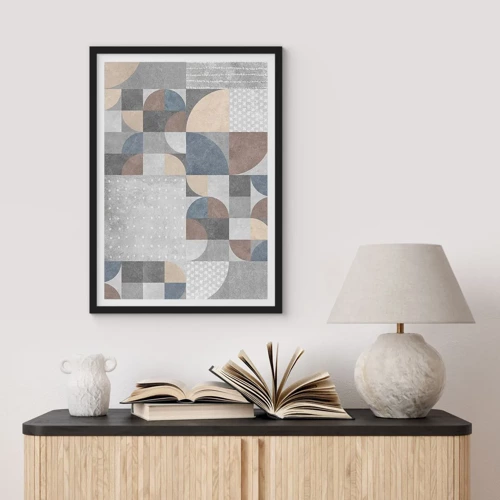 Poster in black frame - Ceramic Fantasy - 70x100 cm