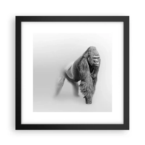 Poster in black frame - Certain of Its Strength - 30x30 cm