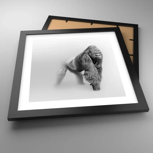 Poster in black frame - Certain of Its Strength - 30x30 cm