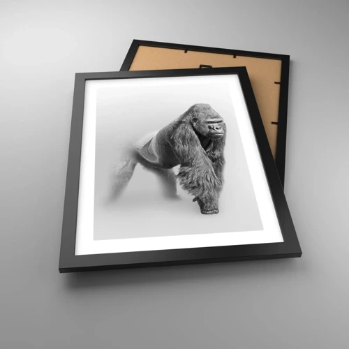 Poster in black frame - Certain of Its Strength - 30x40 cm