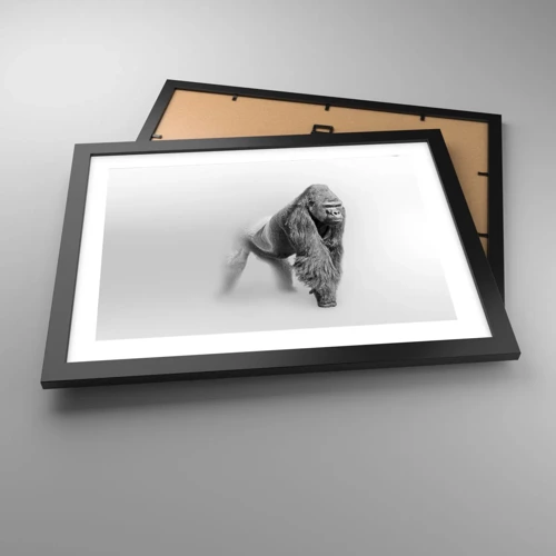 Poster in black frame - Certain of Its Strength - 40x30 cm