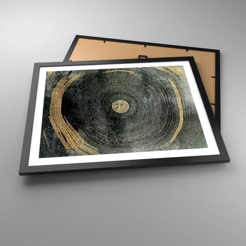 Poster in black frame - Change and Persistance - 50x40 cm