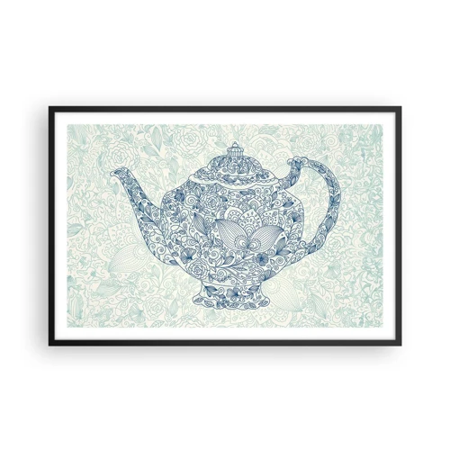 Poster in black frame - Charm of Tea - 91x61 cm