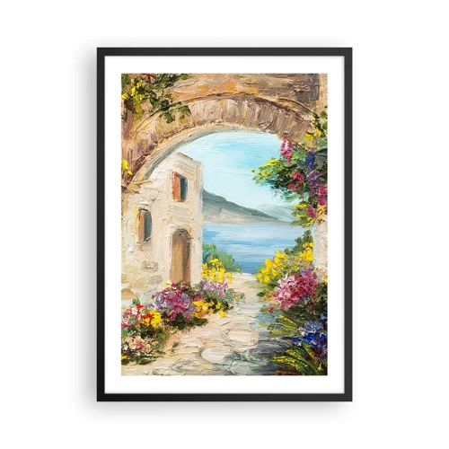 Poster in black frame - Charm of a Sea Province - 50x70 cm