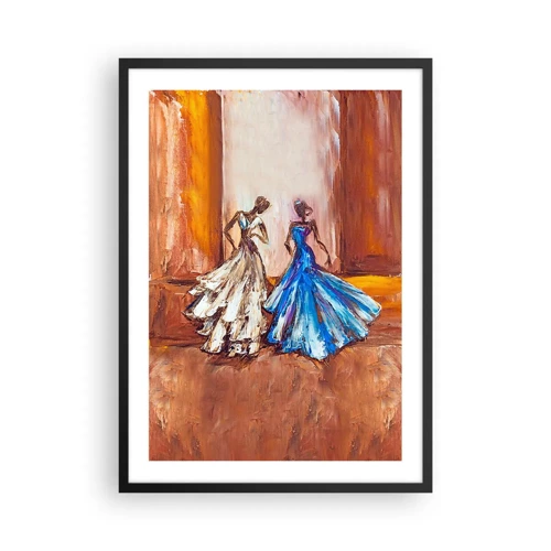 Poster in black frame - Charming Duo - 50x70 cm