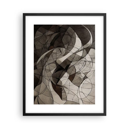 Poster in black frame - Circulation of the Colours of the Earth - 40x50 cm