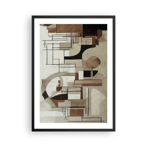 Poster in black frame - City Landscape 2.0 - 50x70 cm