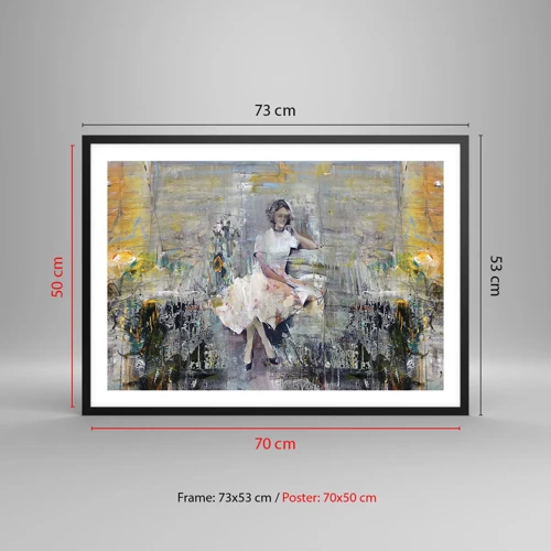 Poster in black frame - Classical and Modern - 70x50 cm